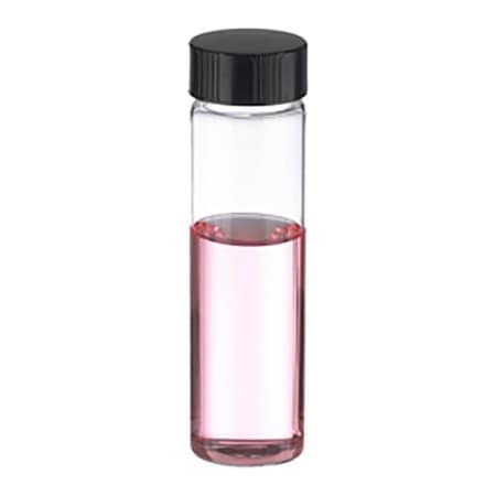 Cp Lab Safety. Wheaton 40ML Clear Glass Vials in a box, PTFE /Rubber Liner, Case of 72 W224591